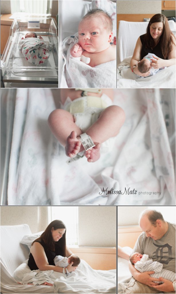 Newborn hospital lifestyle photography 