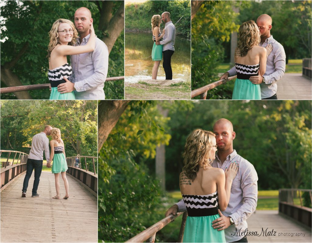 Park engagement photo session in Rochester, MI 
