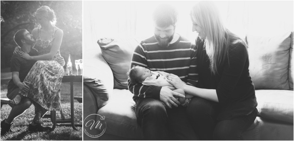 a story from engagement to newborn 