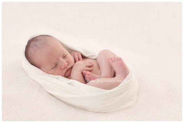 baby girl newborn session