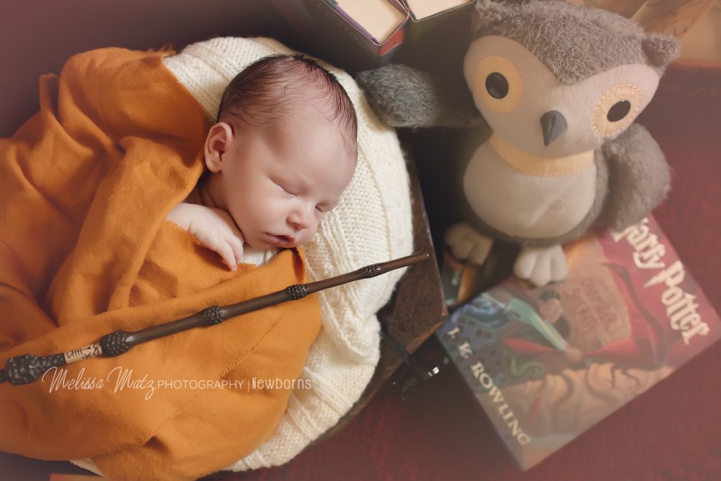 Oliver's Harry Potter Newborn Photo Session