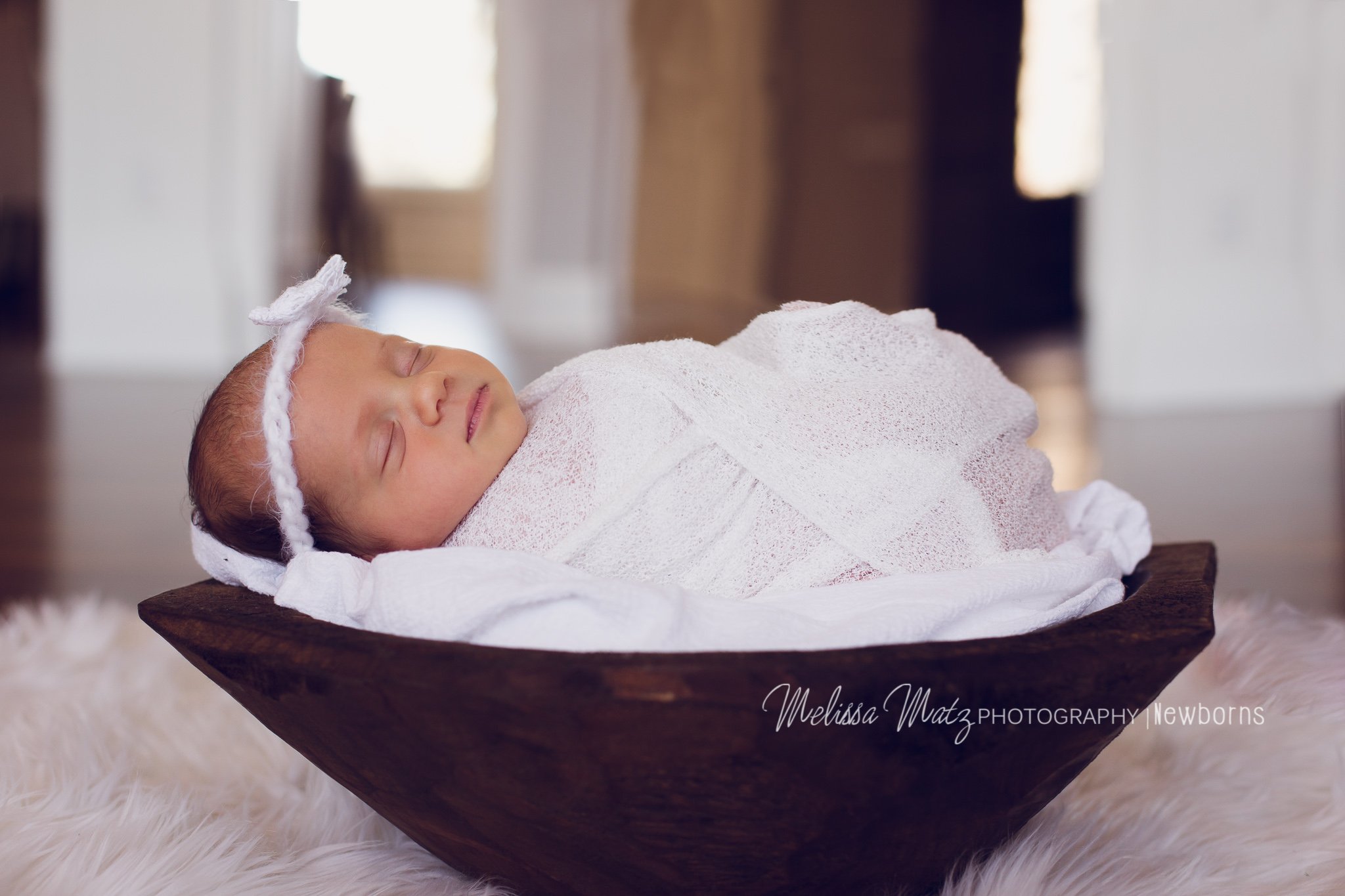 newborn baby girl photo session 