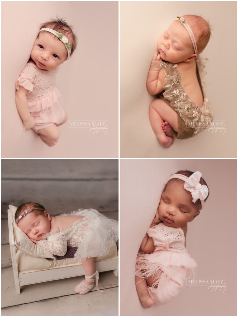 newborn baby photography session done in shelby township mi photo studio
